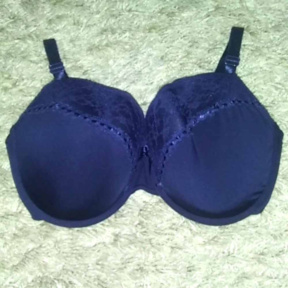 Love Affair navy padded bra